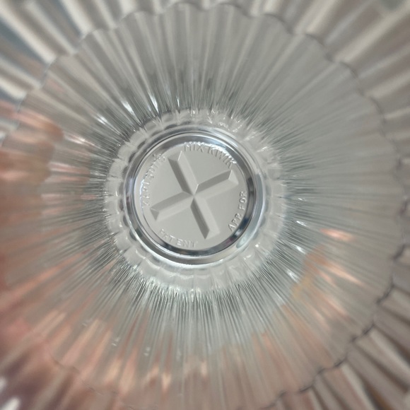 Vintage Hazel Atlas Karlsons's Mix Quick Shaker Bar Glass Mix-Serv NOS - Picture 4 of 6